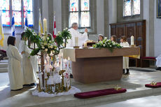 Dankgottesdienst der Kommunionkinder (Foto: Karl-Franz Thiede)